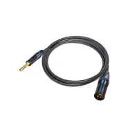 Infinitek L-2E5 microphone cable 4,6mm, XLR(M) / JACK TRS (M) 0,5 m, BLKInfinitek L-2E5 microphone cable 4,6mm, XLR(M) / JACK TRS (M) 0,5 m, BLK