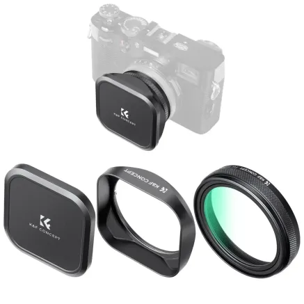 K&F Concept K&F Fujifilm UV filter hood lens cap set
