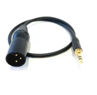 Infinitek L-2E5 microphone cable 4,6mm, XLR(M) / JACK 3,5mm TRS (M) 0,3 m, BLKInfinitek L-2E5 microphone cable 4,6mm, XLR(M) / JACK 3,5mm TRS (M) 0,3 m, BLK