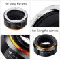 K&F Concept OM-M4/3 adapteris - Olympus OM uz Micro Four Thirds