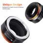 K&F Concept OM-M4/3 адаптер - Olympus OM на Micro Four Thirds