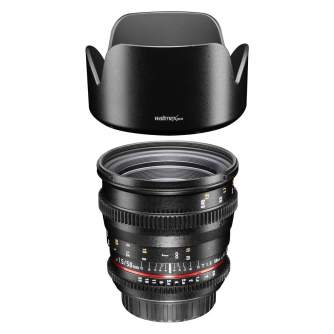 walimex pro 50/1,5 Video DSLR Canon EOS black - Lenses
