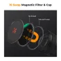 K&F Concept 77MM Magnetic Lens Filter Kit CPL+ND8+ND64+Magnetic Adapter Ring+Magnetic Lens Cap