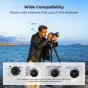 K&F Concept K&F LP-E12 Kameras Akumulators 1100mAh 3-paku Lādētājs