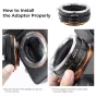 K&F Concept MAF-E IV PRO Lens Adapter