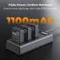K&F Concept K&F LP-E12 Camera Battery 1100mAh 3-pack Charger