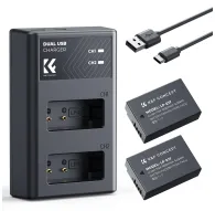K&F Concept K&F LP-E17 1250mAh Двойное Зарядное УстройствоK&F Concept K&F LP-E17 1250mAh Двойное Зарядное Устройство
