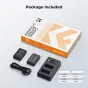 K&F Concept K&F LP-E17 1250mAh Divu Akumulatoru Lādētājs