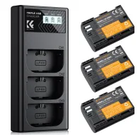 K&F Concept K&F LP-E6NH KF28.0039V1 Аккумулятор для камеры 2250mAh 3-слотовый K&F Concept K&F LP-E6NH KF28.0039V1 Аккумулятор для камеры 2250mAh 3-слотовый 