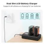 K&F Concept K&F LP-E6P Камера Аккумулятор 2400mAh 2-пак Зарядное Устройство