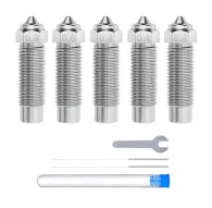 ELEGOO Neptune 4 Plus 4 Max Hardened Steel Nozzle Set 0.4mm x3 0.6mm x1 0.8mm x1ELEGOO Neptune 4 Plus 4 Max Hardened Steel Nozzle Set 0.4mm x3 0.6mm x1 0.8mm x1