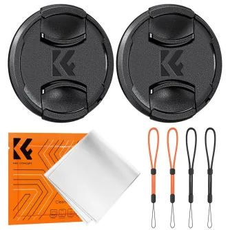 K&F Concept 58mm Snap-On Center Pinch Lens Cap 7 in 1