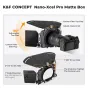 K&F Concept K&F Matte Box Kit Pro - 2 Lens Frames and 67/72/77/82/95mm Adapter