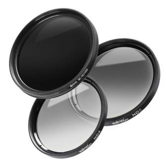 Neutral Density Filters - walimex pro grey filter complete set 58 mm - quick order from manufacturer