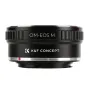 K&F Olympus OM uz Canon EOS M adapteris