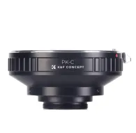 K&F Concept Pentax K uz C-mount adapterisK&F Concept Pentax K uz C-mount adapteris