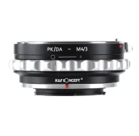 K&F Concept Pentax K/M/A/FA/DA uz M43 adapterisK&F Concept Pentax K/M/A/FA/DA uz M43 adapteris
