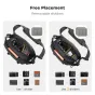 K&F Concept K&F Sling Bag 4L Urban Wander 12 Melna