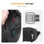 K&F Concept K&F Sling Bag 4L Urban Wander 12 Melna