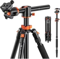 K&F Concept K&F T255A4+BH-28L Алюминиевый ВидеостативK&F Concept K&F T255A4+BH-28L Алюминиевый Видеостатив