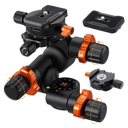 K&F Concept KF31.127 Three-dimensional gear head 360 panoramic