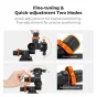 K&F Concept KF31.127 Three-dimensional gear head 360 panoramic