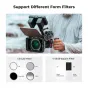 K&F Concept Matēta kaste komplekts 5 gab. adaptera gredzeni 67/72/77/82/95mm 