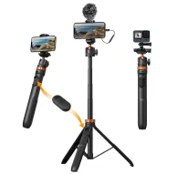 K&F Concept MS08 - Lightweight tripod and selfie stick, 157.8cm height, 3kg K&F Concept MS08 - Lightweight tripod and selfie stick, 157.8cm height, 3kg 