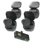 Kateluo Smove 4 - 4-channel wireless microphone system, 150m range, noise reduct