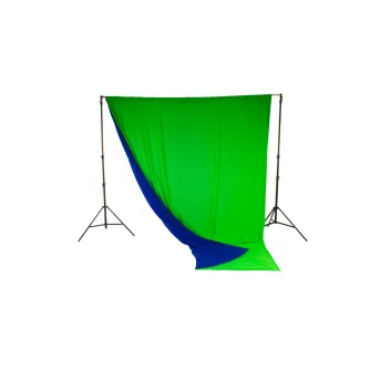 Lastolite Chromakey aizkars reversīvs 3x3.5m Zils/Zelts