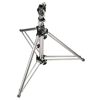 Manfrotto Follow Spot Stand 070CSU - Chrome steel, 40 kg payload, height 88-147 