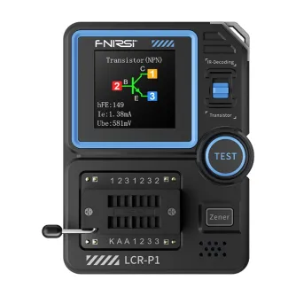 FNIRSI LCR-P1 daudzfunkcionālais kondensatoru un tranzistoru testers