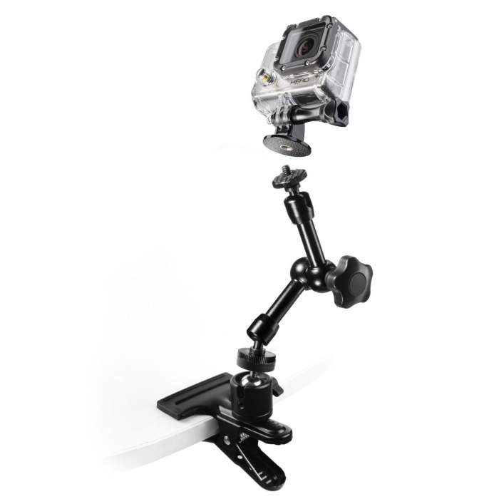 Sporta kameru aksesuāri - mantona GoPro Clamp Set I 20467 - ātri pasūtīt no ražotāja
