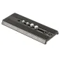 Manfrotto 357PLV-1 Slīdošā plāksne - 80mm ceļš, 1/4-20 & 3/8-16 skrūves