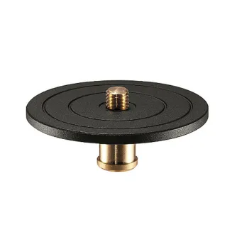 Manfrotto 358 Survey Top Plate - 500g aluminum/brass adapter with 5/8-11 thread