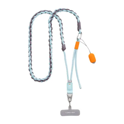 PGYTECH LinkGo phone strap blue - Durable nylon strap, adjustable length 111-136 