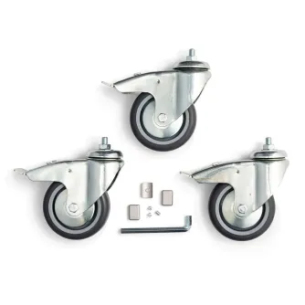 Manfrotto 104G Wheel Set 100mm with Brakes