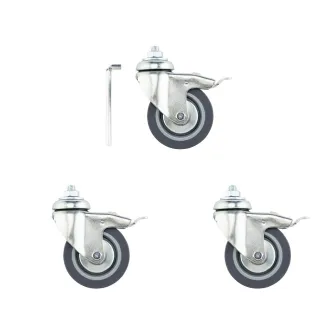 Manfrotto 104 Wheel Set 75mm with Brakes