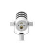 Rode PodMic USB White - Dynamic microphone with XLR and USB outputs