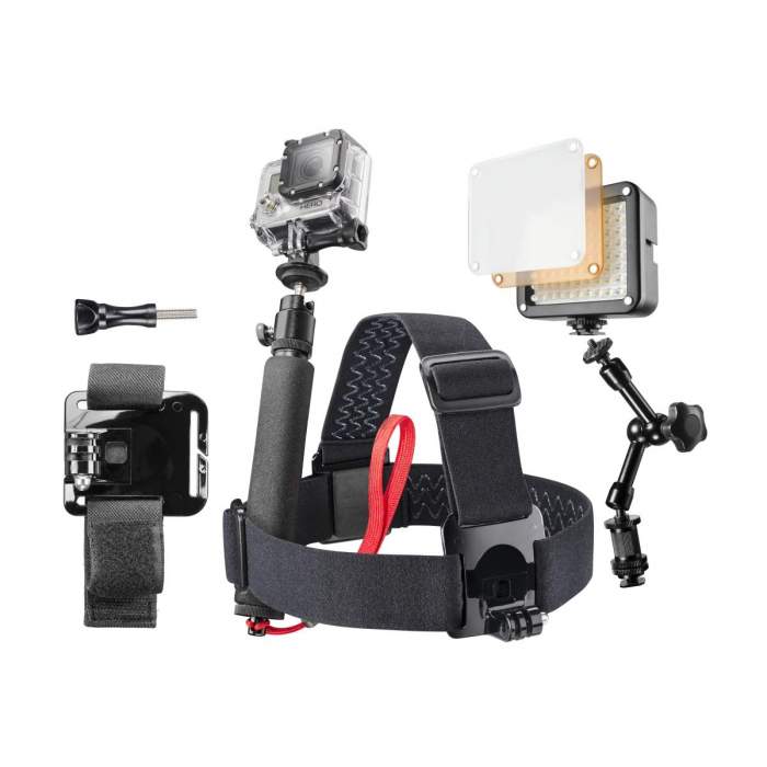 Accessories for Action Cameras - mantona GoPro concert and party Set - quick order from manufacturer