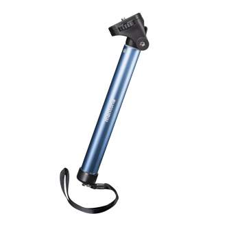 Sporta kameru aksesuāri - mantona hand tripod Selfy blue for GoPro etc. 20534 - ātri pasūtīt no ražotāja