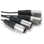 Saramonic SR-C2026 3.5mm TRRRS Male uz 4x XLR dalītājs