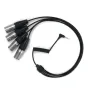 Saramonic SR-C2026 3.5mm TRRRS Male to 4x XLR Splitter