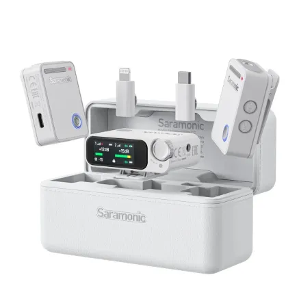 Saramonic Ultra White 2-personu bezvadu mikrofonu sistēma