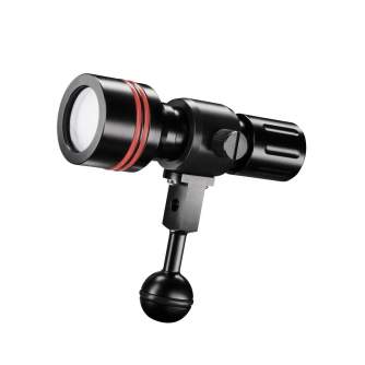 Accessories for Action Cameras - walimex pro LED Scuuba lamp holder ALU - quick order from manufacturer