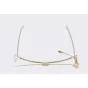 HSP 2-ew-3 Microphone head condenser, omnidirectional, EW jack, beige
