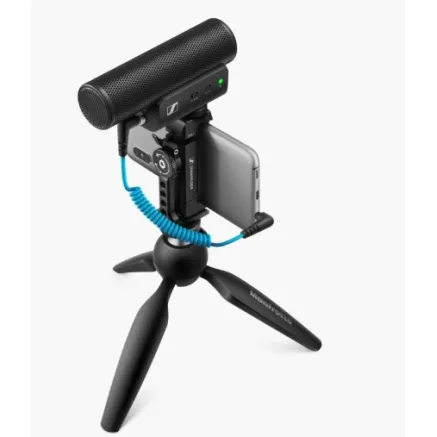 Sennheiser MKE 400 Mobile Kit - shotgun condenser mic, 100h battery, TRS/TRRS 