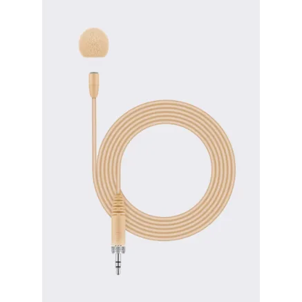 Sennheiser MKE Essential Omni-Beige - Omni lavalier mic, 140 dB SPL, sweat-resis