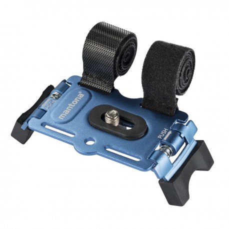 Stiprinājumi action kamerām - mantona bicycle fastening, 1/4 inch , blue 20548 - ātri pasūtīt no ražotāja