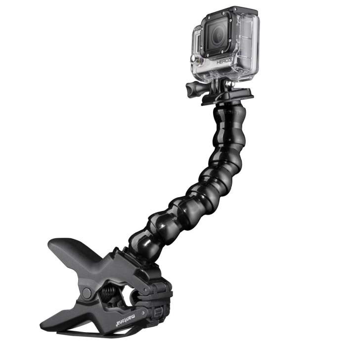 Accessories for Action Cameras - mantona Maxi boom arm with clamp for GoPro - quick order from manufacturer